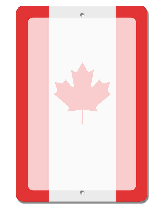 Canadian Flag All Over Aluminum 8 x 12&#x22; Dry Erase Board Sign All Over Print by TooLoud-Dry Erase Board-TooLoud-White-Davson Sales