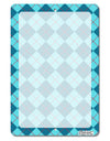 Blue Argyle AOP Aluminum 8 x 12&#x22; Dry Erase Board Sign All Over Print by TooLoud-Dry Erase Board-TooLoud-White-Davson Sales