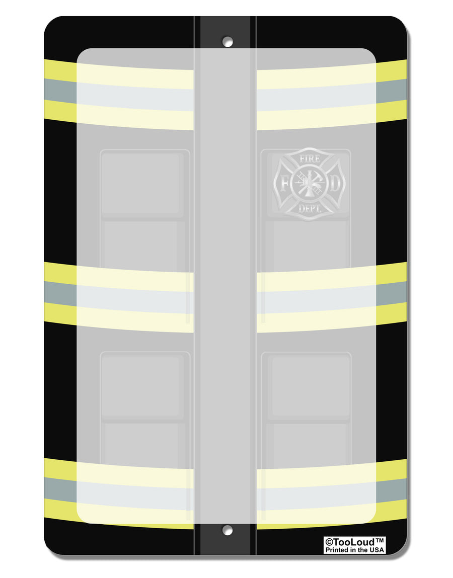 Firefighter Black AOP Aluminum 8 x 12&#x22; Dry Erase Board Sign All Over Print-Dry Erase Board-TooLoud-White-Davson Sales