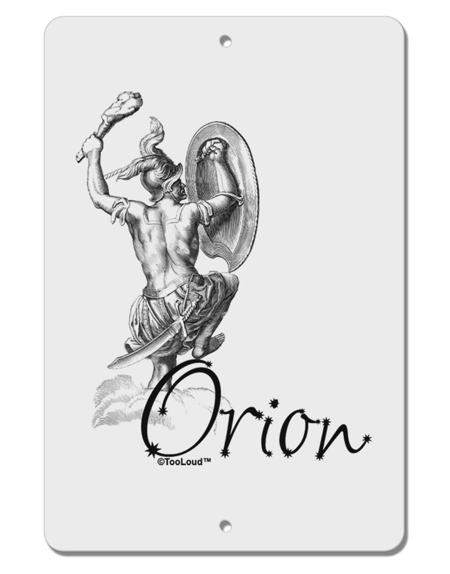 Orion Illustration Aluminum 8 x 12&#x22; Sign-TooLoud-White-Davson Sales