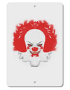 Extra Scary Clown Watercolor Aluminum 8 x 12&#x22; Sign-TooLoud-White-Davson Sales