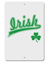 Irish Jersey Aluminum 8 x 12&#x22; Sign-TooLoud-White-Davson Sales