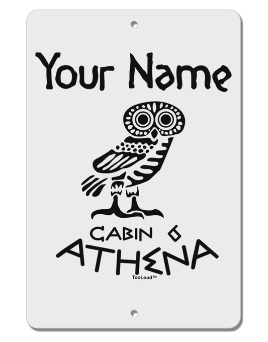 Personalized Cabin 6 Athena Aluminum 8 x 12&#x22; Sign by TooLoud-TooLoud-White-Davson Sales