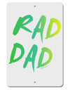 Rad Dad Design - 80s Neon Aluminum 8 x 12&#x22; Sign-TooLoud-White-Davson Sales