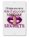 If You Can Keep Our Secrets Aluminum 8 x 12&#x22; Sign-TooLoud-White-Davson Sales