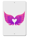 Cute Angel Wings Pair Heart Aluminum 8 x 12&#x22; Sign-TooLoud-White-Davson Sales