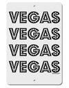 Vegas - Vegas Style Show Lights Aluminum 8 x 12&#x22; Sign by TooLoud-TooLoud-White-Davson Sales