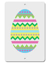 Colorful Easter Egg Aluminum 8 x 12&#x22; Sign-TooLoud-White-Davson Sales