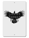 Crows Before Hoes Design Aluminum 8 x 12&#x22; Sign by TooLoud-TooLoud-White-Davson Sales