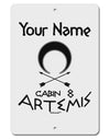 Personalized Cabin 8 Artemis Aluminum 8 x 12&#x22; Sign by TooLoud-TooLoud-White-Davson Sales