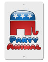 Republican Party Animal Aluminum 8 x 12&#x22; Sign-TooLoud-White-Davson Sales