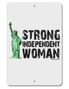 Statue of Liberty Strong Woman Aluminum 8 x 12&#x22; Sign by TooLoud-TooLoud-White-Davson Sales