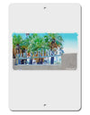 Palm Springs Watercolor Aluminum 8 x 12&#x22; Sign-TooLoud-White-Davson Sales