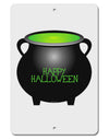 Witches Cauldron Happy Halloween Aluminum 8 x 12&#x22; Sign-TooLoud-White-Davson Sales