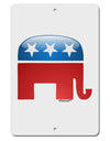 Republican Bubble Symbol Aluminum 8 x 12&#x22; Sign-TooLoud-White-Davson Sales