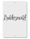 Bridesmaid Design - Diamonds Aluminum 8 x 12&#x22; Sign-TooLoud-White-Davson Sales