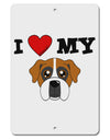 I Heart My - Cute Boxer Dog Aluminum 8 x 12&#x22; Sign by TooLoud-TooLoud-White-Davson Sales