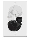 White And Black Inverted Skulls Aluminum 8 x 12&#x22; Sign by TooLoud-TooLoud-White-Davson Sales