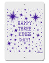 Happy Three Kings Day - Shining Stars Aluminum 8 x 12&#x22; Sign by TooLoud-TooLoud-White-Davson Sales
