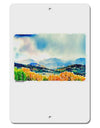 Colorado Mountain Scene Aluminum 8 x 12&#x22; Sign-TooLoud-White-Davson Sales