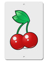 Cherries Aluminum 8 x 12&#x22; Sign-TooLoud-White-Davson Sales