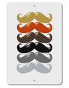 Natural Mustache Rainbow Aluminum 8 x 12&#x22; Sign-TooLoud-White-Davson Sales