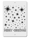 Merry Christmas Shining Night Stars Aluminum 8 x 12&#x22; Sign-TooLoud-White-Davson Sales