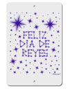 Feliz Dia de Reyes - Estrellas Brillantes Aluminum 8 x 12&#x22; Sign by TooLoud-TooLoud-White-Davson Sales