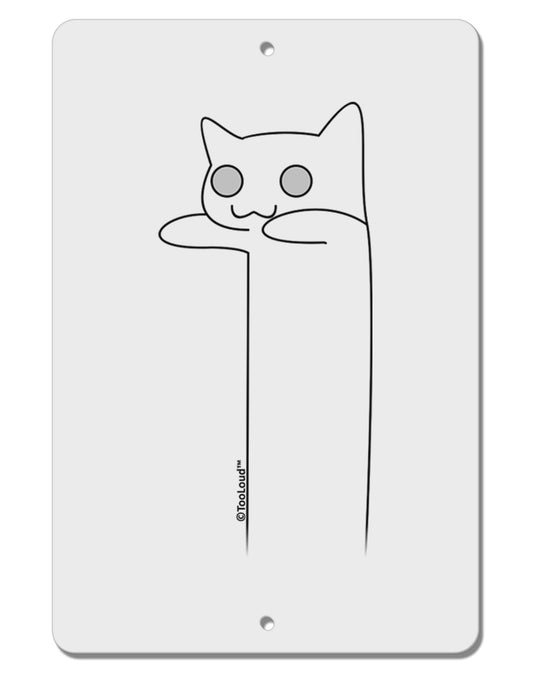 Longcat - Internet Humor Aluminum 8 x 12&#x22; Sign by TooLoud-TooLoud-White-Davson Sales