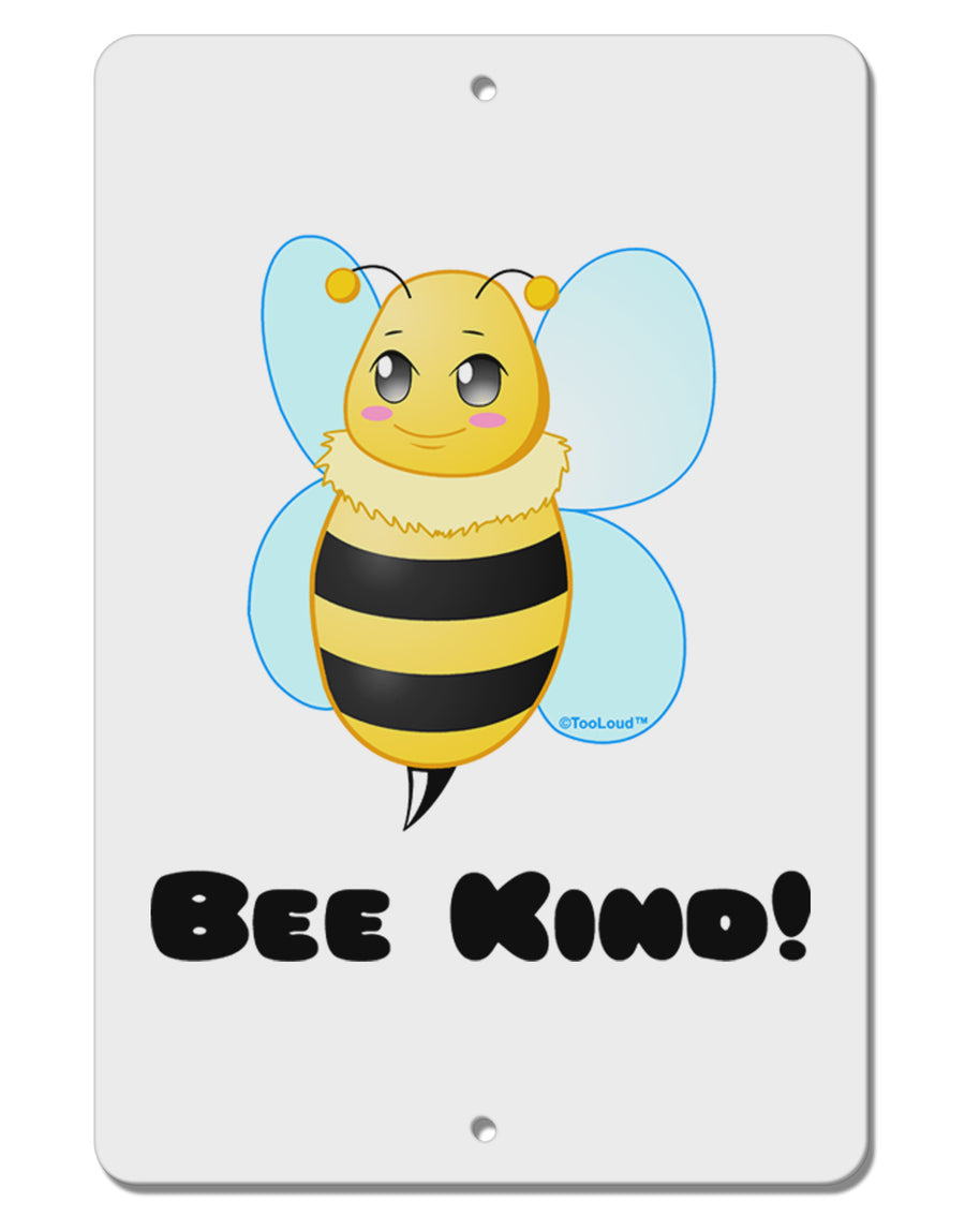 Bee Kind Aluminum 8 x 12&#x22; Sign-TooLoud-White-Davson Sales