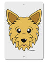 Cute Yorkshire Terrier Yorkie Dog Aluminum 8 x 12&#x22; Sign by TooLoud-TooLoud-White-Davson Sales