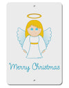 Merry Christmas Cute Angel Girl Aluminum 8 x 12&#x22; Sign-TooLoud-White-Davson Sales