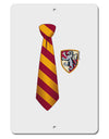 Wizard Tie Red and Yellow Aluminum 8 x 12&#x22; Sign-TooLoud-White-Davson Sales