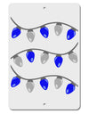 Hanukkah Lights Blue and Silver Aluminum 8 x 12&#x22; Sign-TooLoud-White-Davson Sales