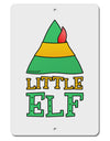 Matching Christmas Design - Elf Family - Little Elf Aluminum 8 x 12&#x22; Sign by TooLoud-TooLoud-White-Davson Sales