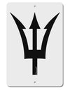 Trident of Poseidon Aluminum 8 x 12&#x22; Sign by TooLoud-TooLoud-White-Davson Sales