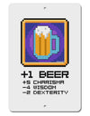 Pixel Beer Item Aluminum 8 x 12&#x22; Sign-TooLoud-White-Davson Sales