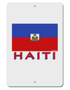 Haiti Flag Aluminum 8 x 12&#x22; Sign by TooLoud-TooLoud-White-Davson Sales