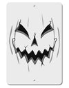 Halloween Scary Evil Jack O Lantern Pumpkin Aluminum 8 x 12&#x22; Sign-TooLoud-White-Davson Sales