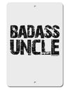 Badass Uncle Aluminum 8 x 12&#x22; Sign by TooLoud-TooLoud-White-Davson Sales