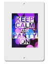 Keep Calm - Party Balloons Aluminum 8 x 12&#x22; Sign-TooLoud-White-Davson Sales