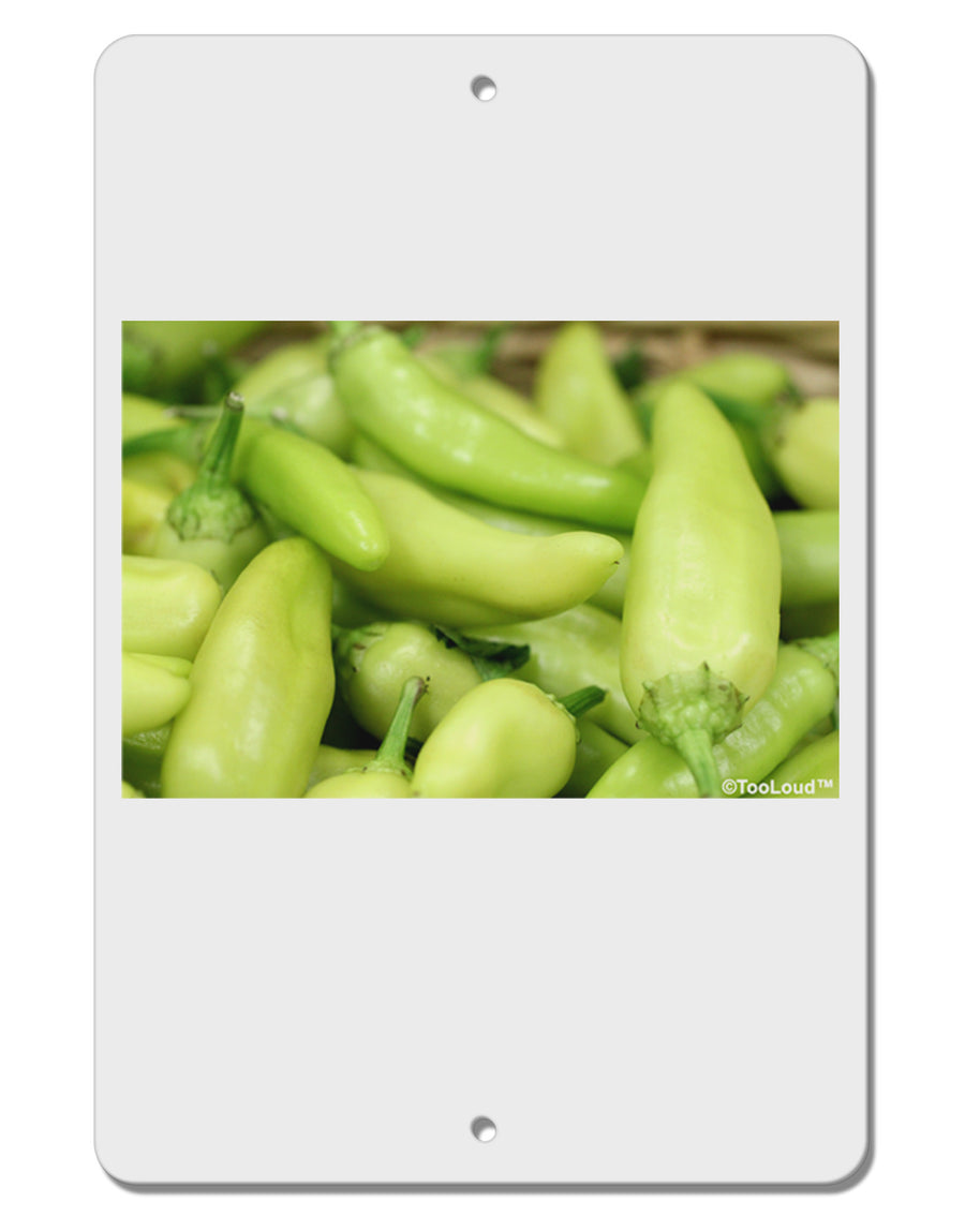 Buy Local - Jalapenos Aluminum 8 x 12&#x22; Sign-TooLoud-White-Davson Sales