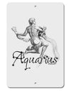 Aquarius Illustration Aluminum 8 x 12&#x22; Sign-TooLoud-White-Davson Sales