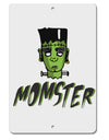 TooLoud Momster Frankenstein Aluminum 8 x 12 Inch Sign