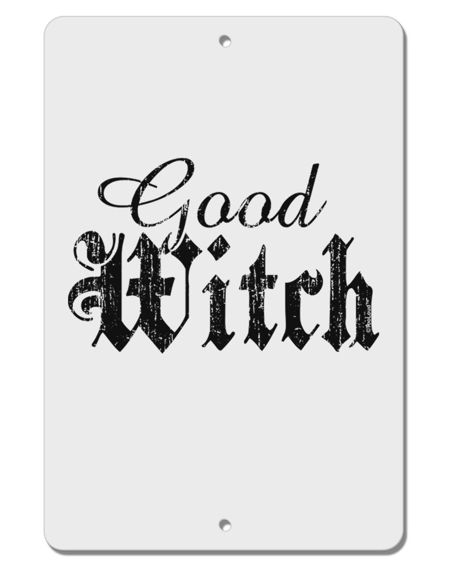 Good Witch - Halloween Distressed Aluminum 8 x 12&#x22; Sign-TooLoud-White-Davson Sales