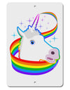 Magical Horn Rainbow Unicorn Aluminum 8 x 12&#x22; Sign-TooLoud-White-Davson Sales