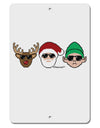 The X-mas Squad Aluminum 8 x 12&#x22; Sign-TooLoud-White-Davson Sales