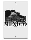 Mexico - Temple No 2 Aluminum 8 x 12&#x22; Sign by TooLoud-TooLoud-White-Davson Sales