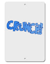 Onomatopoeia CRUNCH Aluminum 8 x 12&#x22; Sign-TooLoud-White-Davson Sales