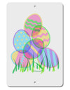 Gel Look Easter Eggs Aluminum 8 x 12&#x22; Sign-TooLoud-White-Davson Sales